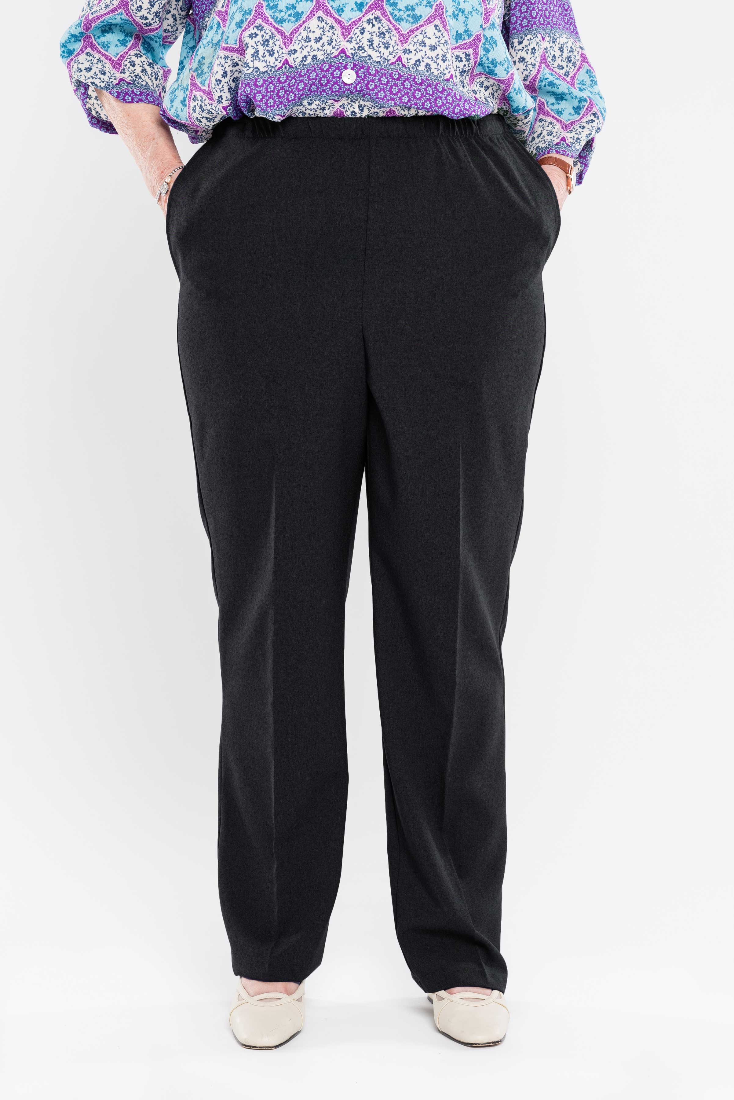 Adaptive Pants, Side Openings | Black