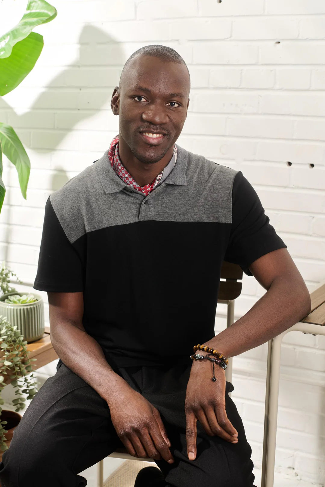 Adaptive Polo with Short Sleeves | Black