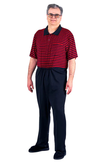 Charly - Anti-Strip Dignity Jumpsuit | Red