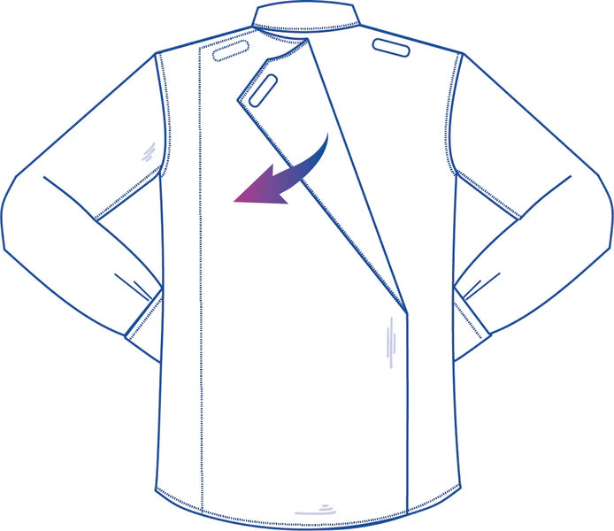 Lucas - Long-Sleeved Adaptive Polo Shirt | Trellis