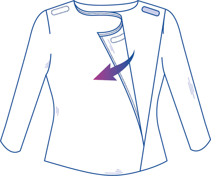 Adaptive Top - Ava | Blue