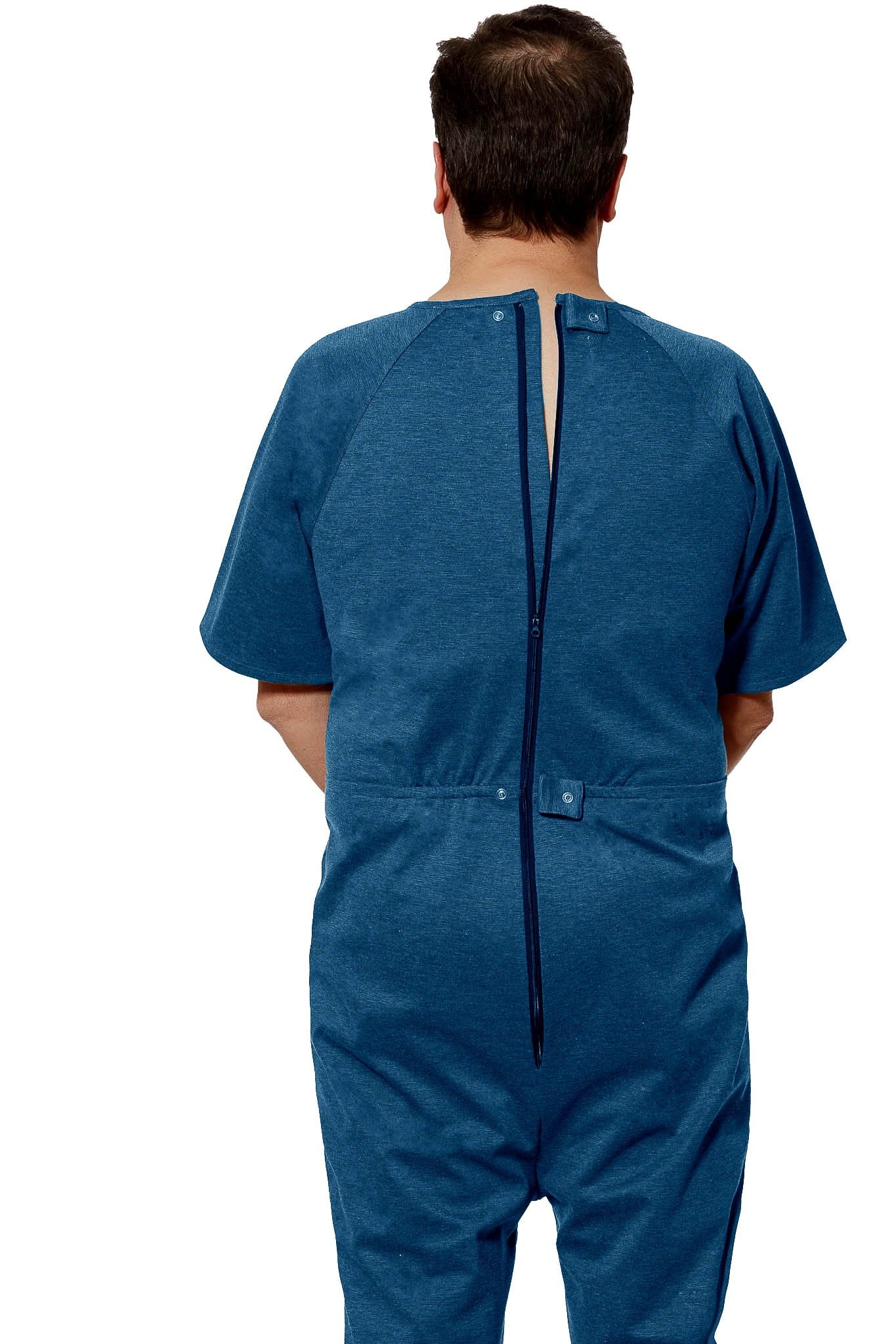 Bobby - Anti-Strip Dignity Jumpsuit for Men | Navy, Grey, Teal|