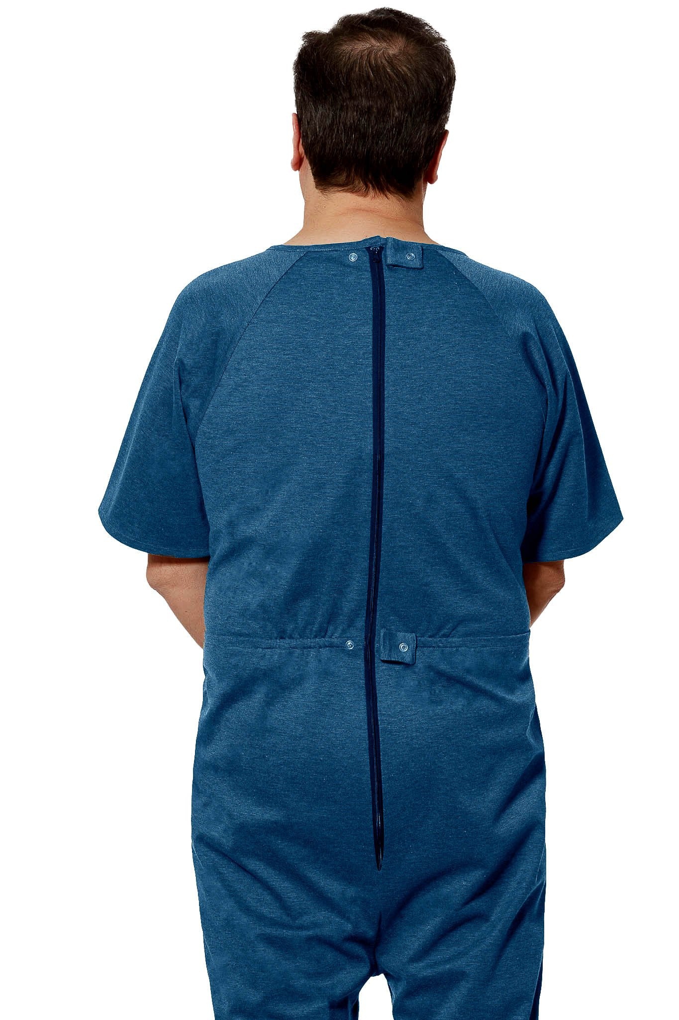 Bobby - Anti-Strip Dignity Jumpsuit for Men | Navy, Grey, Teal|