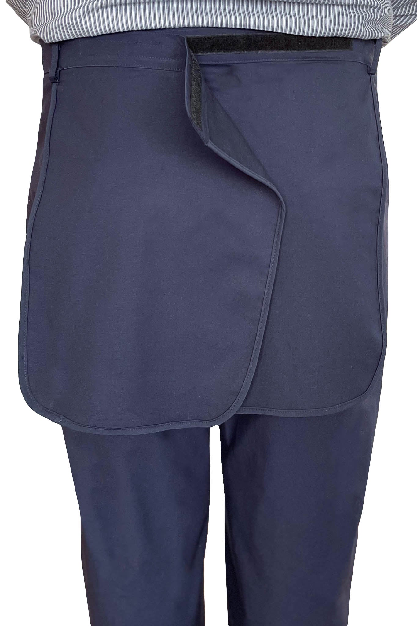 Chris - Back-Panel Adaptive Pants for Men | Black & Blue