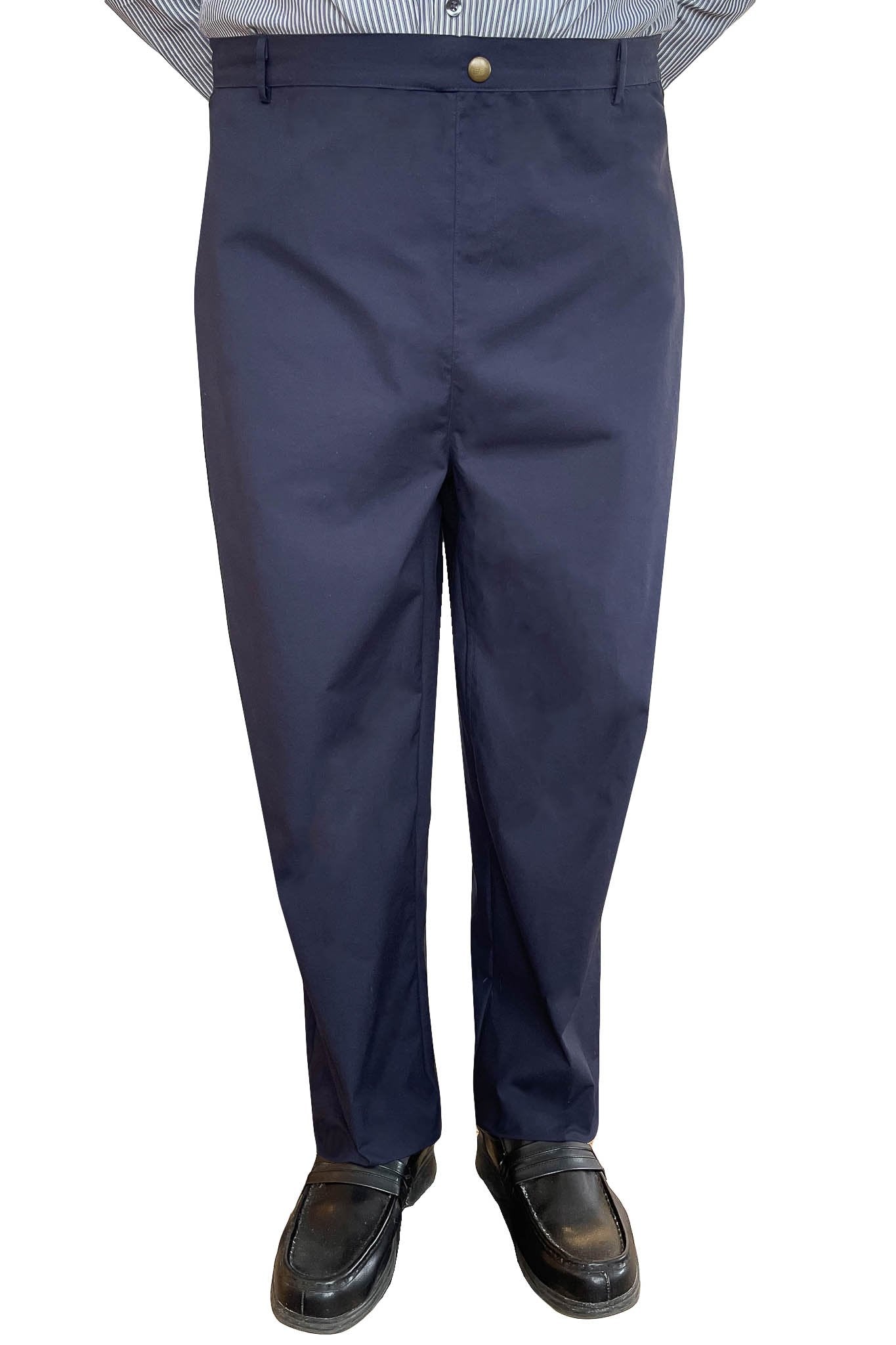 Chris - Back-Panel Adaptive Pants for Men | Black & Blue