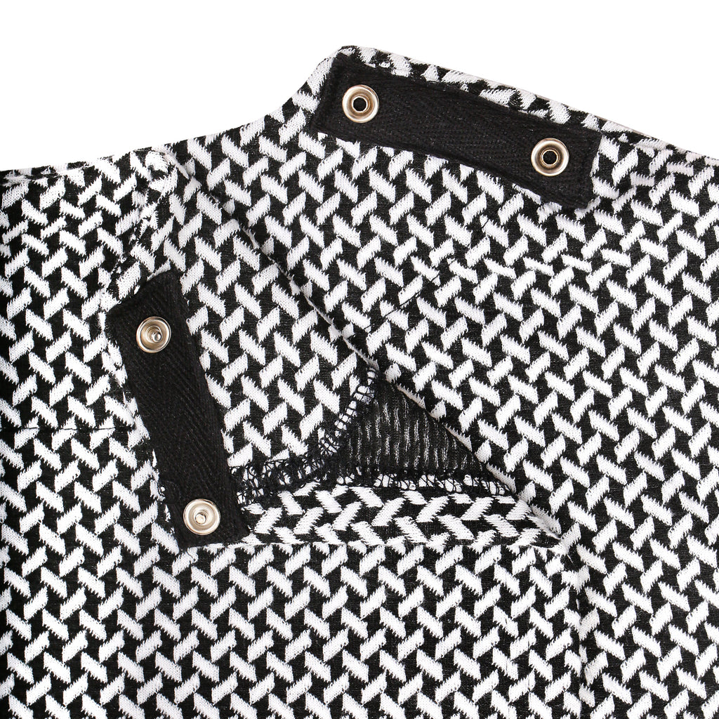 Women’s Adaptive Geo Fooler Top – Open-Back, 2-in-1 Layered Look