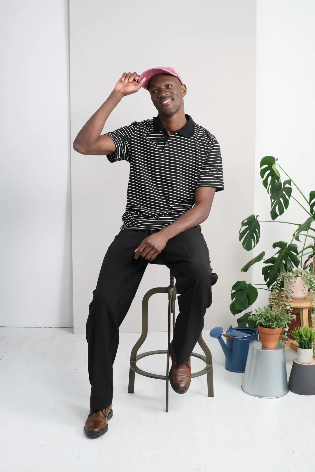 Adaptive Polo Shirt | Black