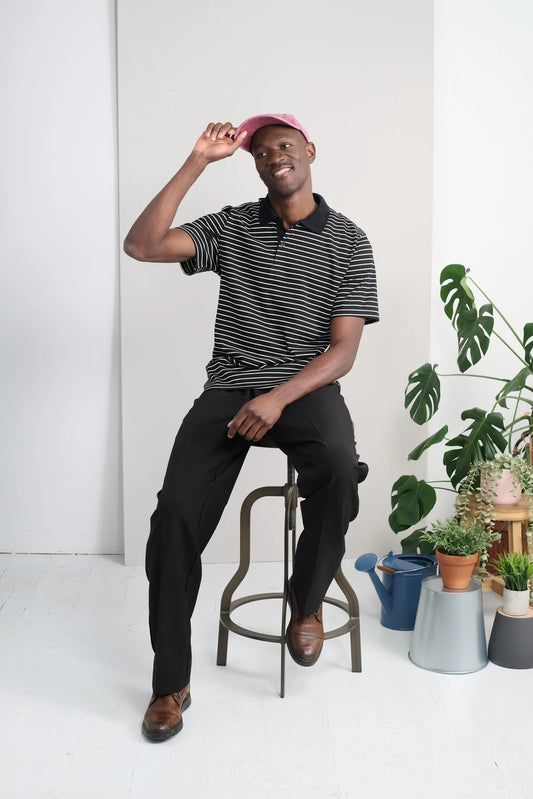 Adaptive Polo Shirt | Black