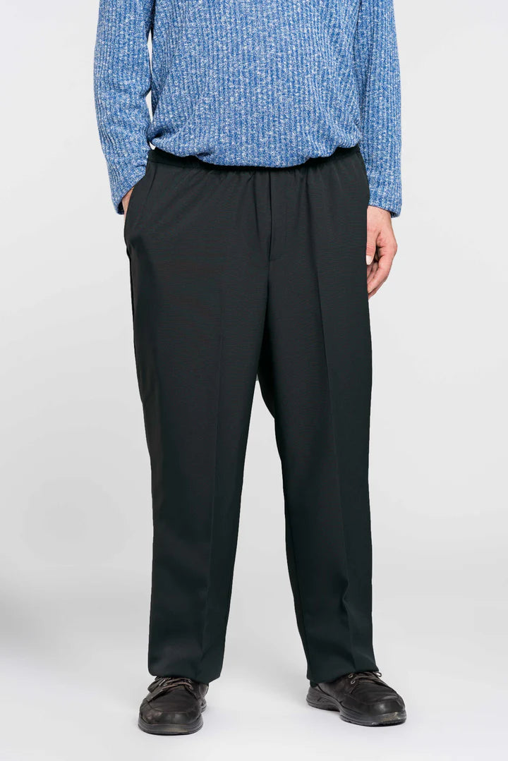 Adaptive Side Opening Men's Pants with snap closures in Gabardine
