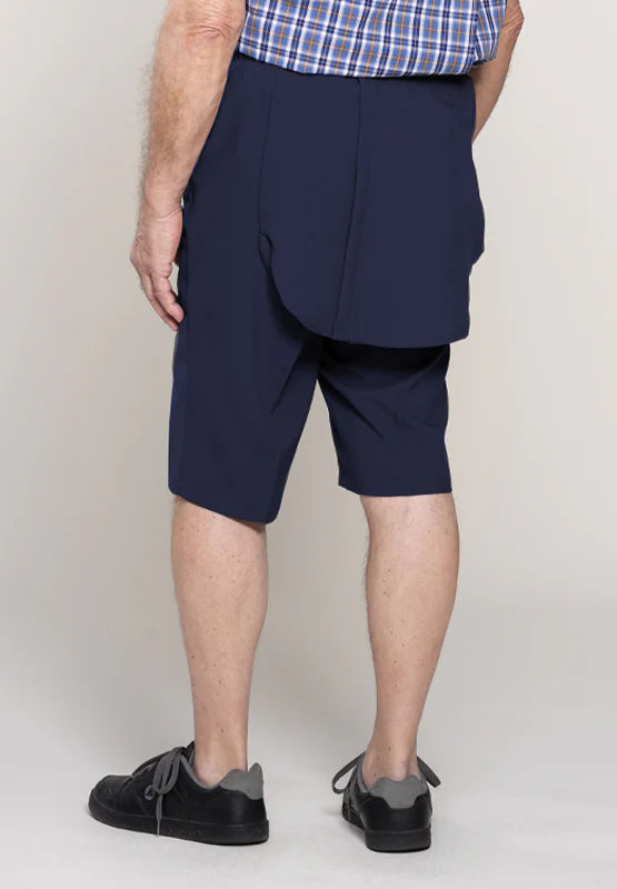 Adaptive Bermuda, Seatless Shorts for men | Black, Navy, Charcoal