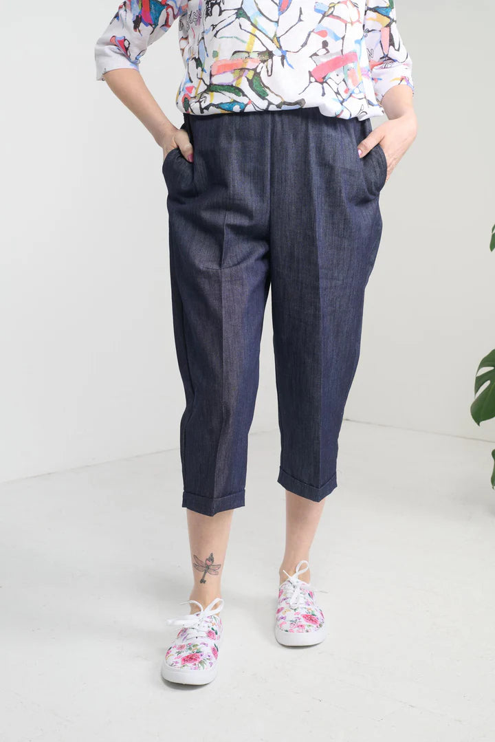 Adaptive Large Opening Capris | Navy