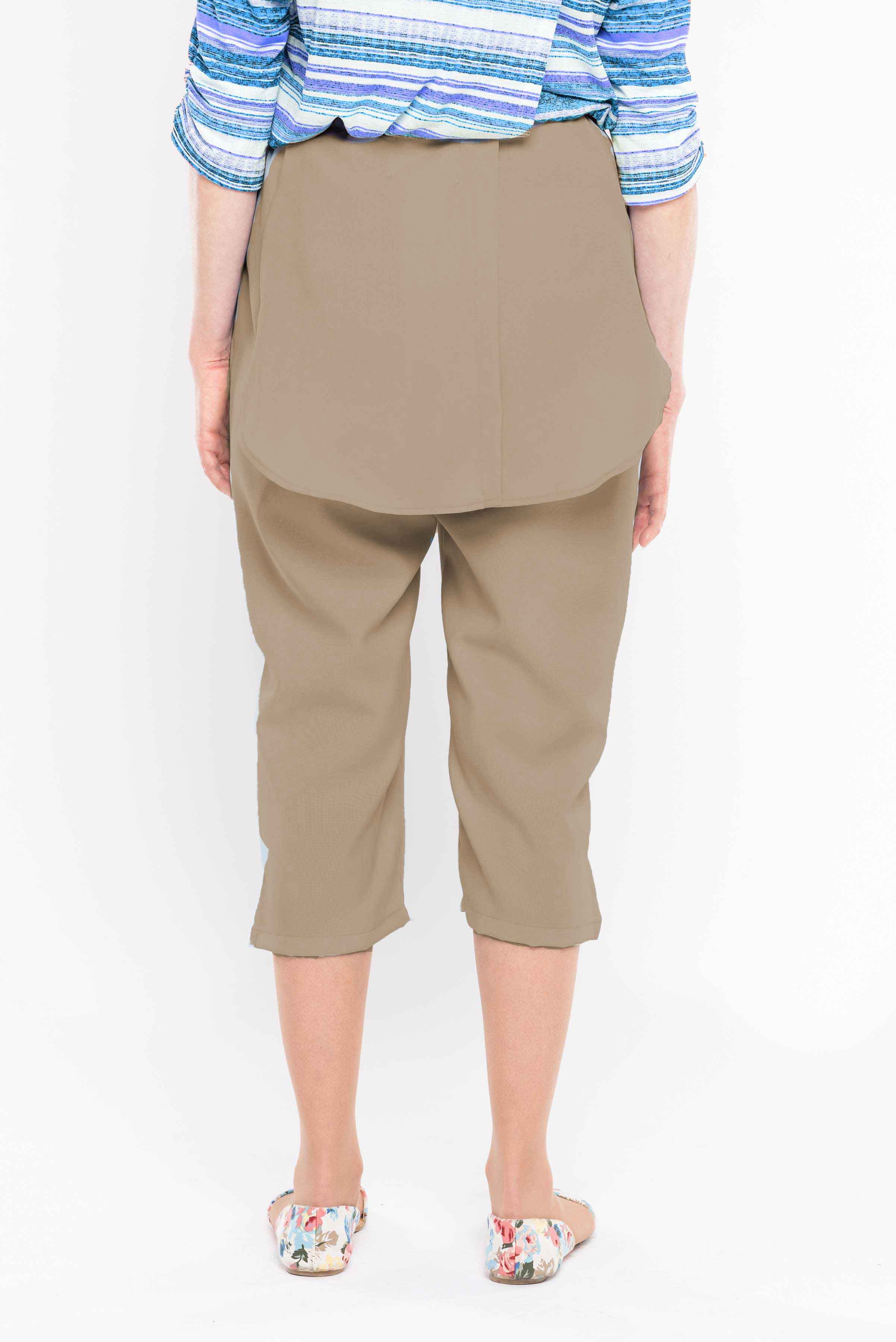Open Back Adaptive Capris