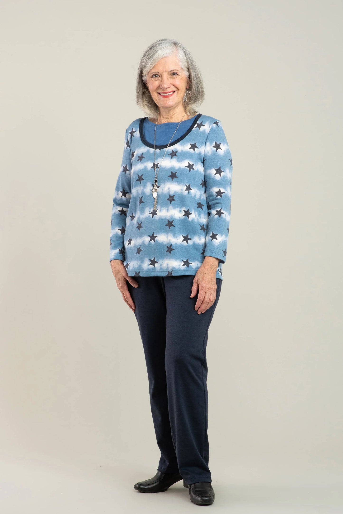 Adaptive Top Long Sleeve | Pale Blue