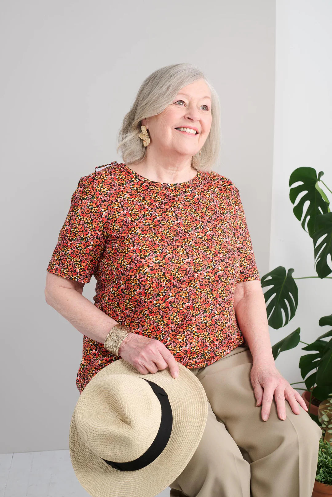 Adaptive Basic T-Shirt | Coral