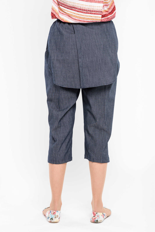 Open Back Adaptive Denim Capris