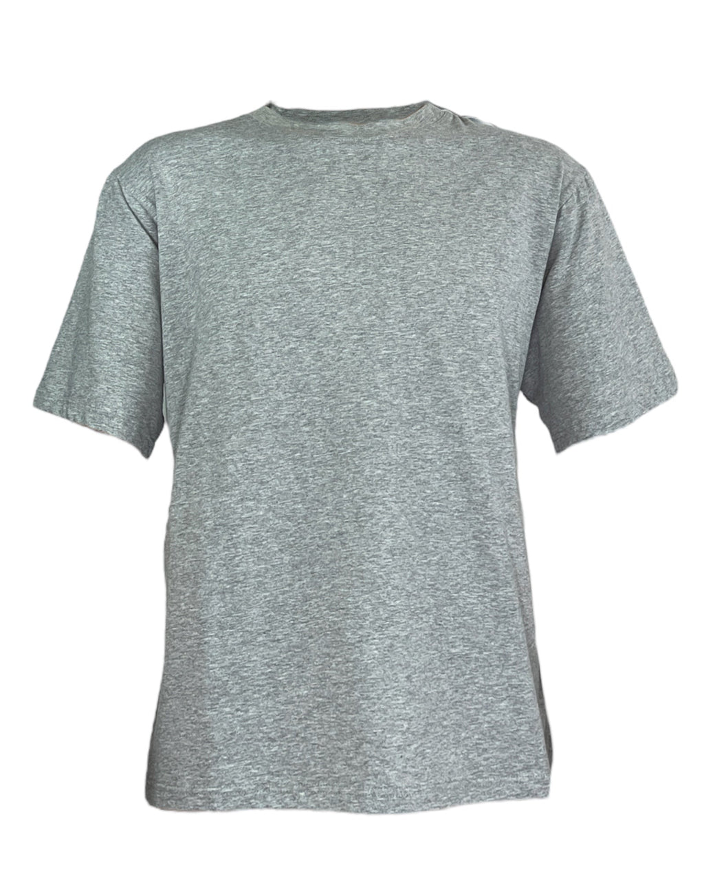 Adaptive Open Back Crew Neck T-Shirt, Grey Cotton