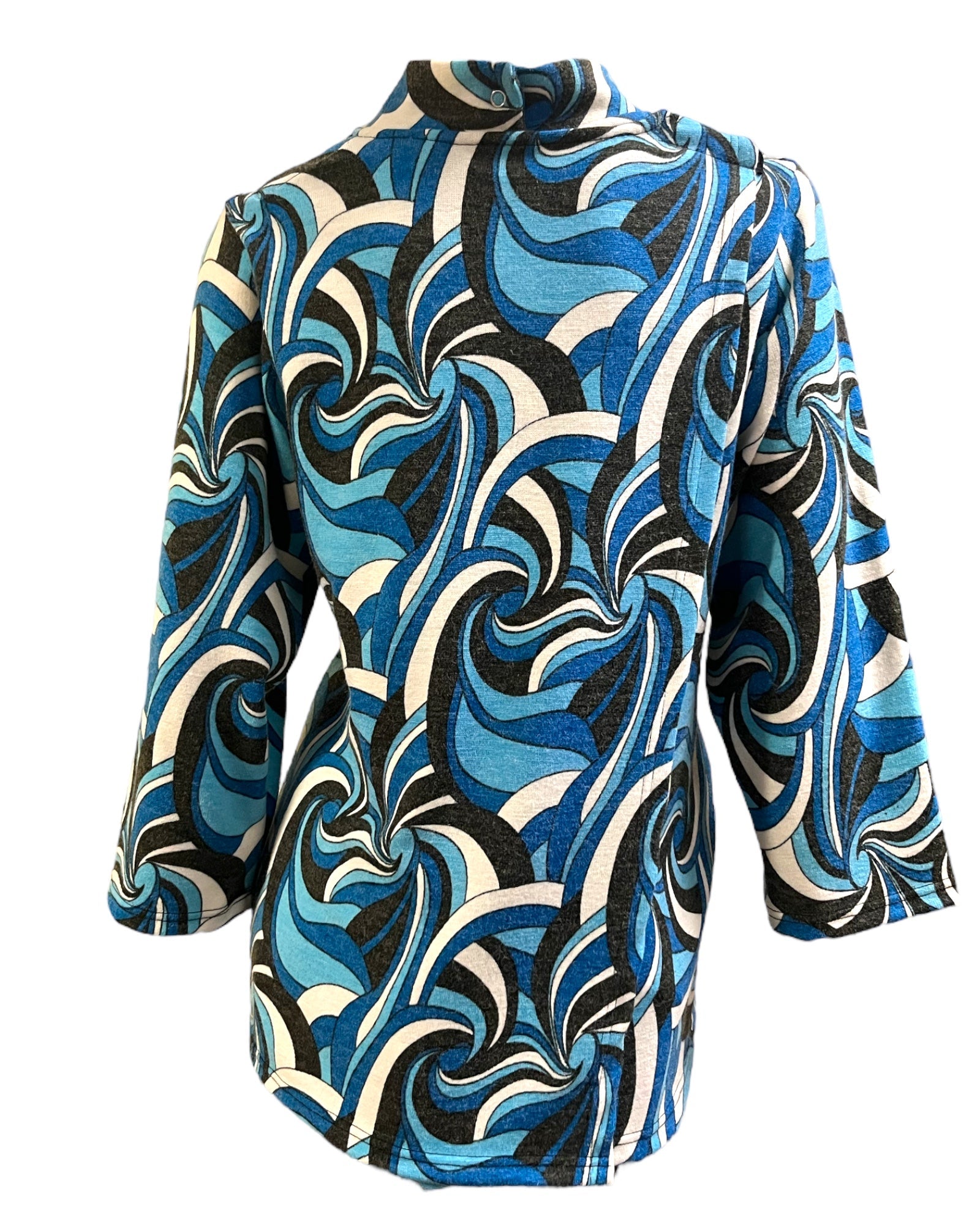 Adaptive Open Back Mock Neck Sweater top