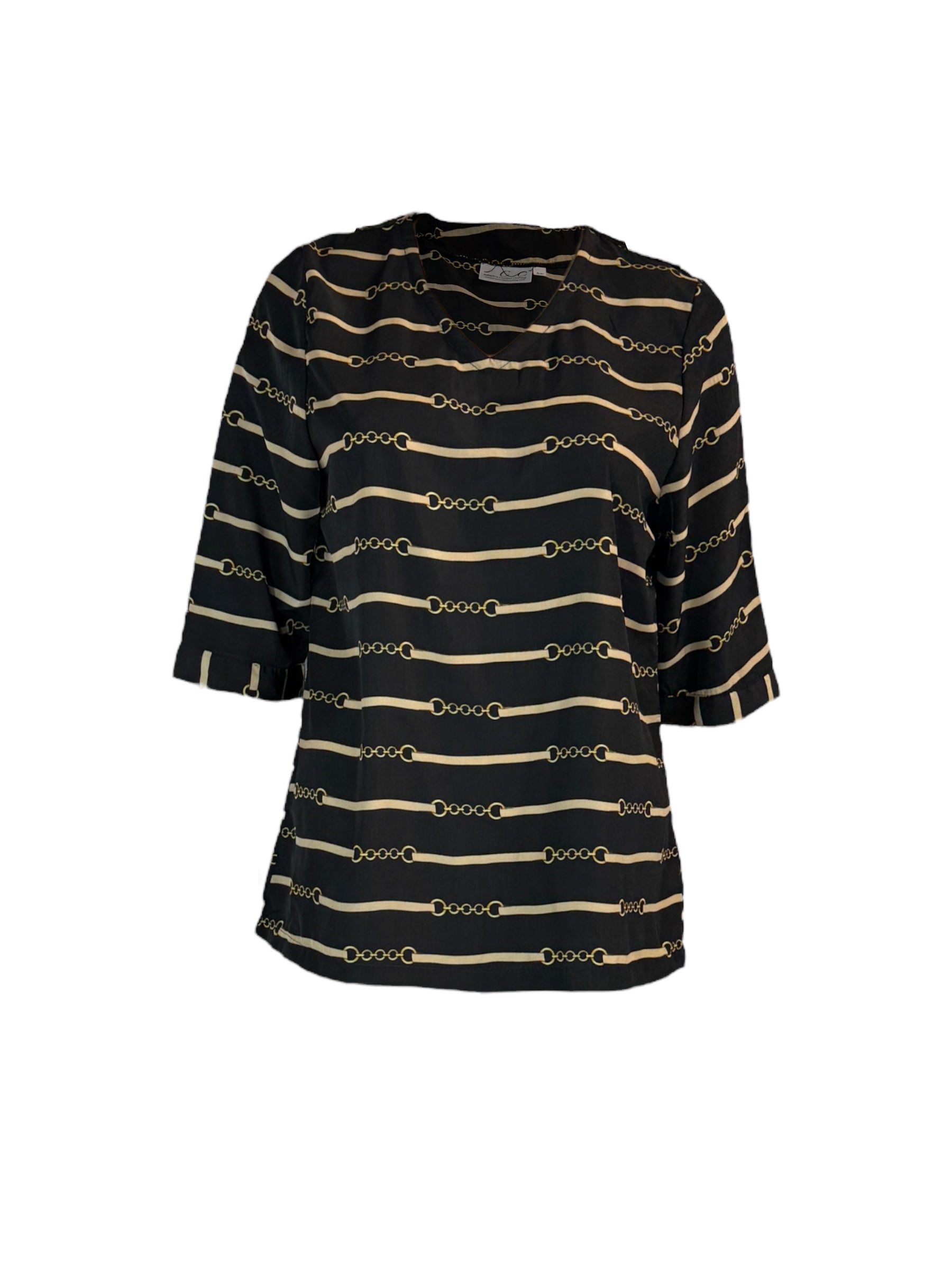 Lauren Adaptive Top – Women’s Open-Back Blouse, Black (S–4XL)