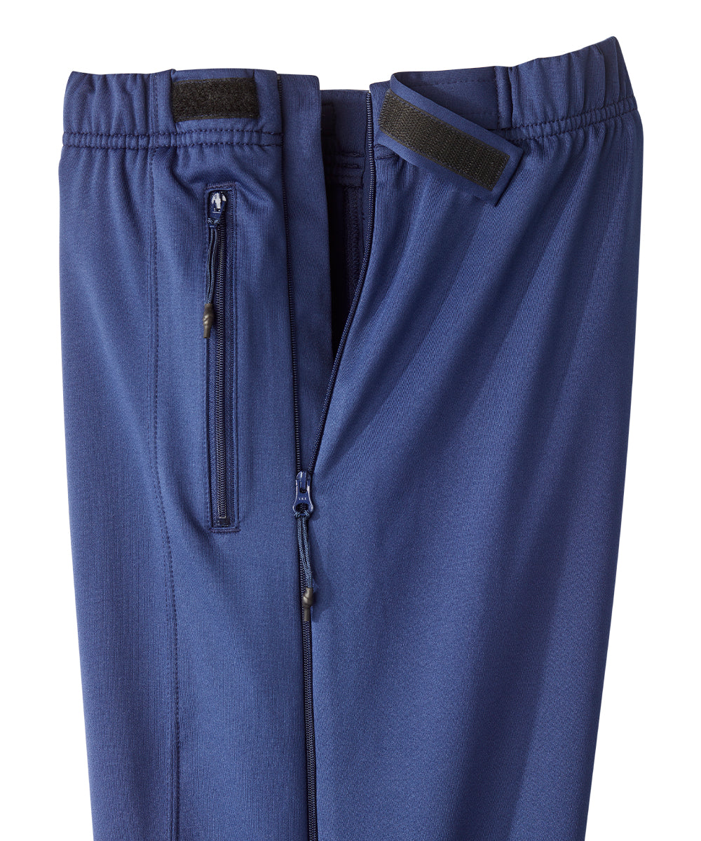 Men's Easy Touch Side Zip Pant with Catheter Access - Fleece Edition