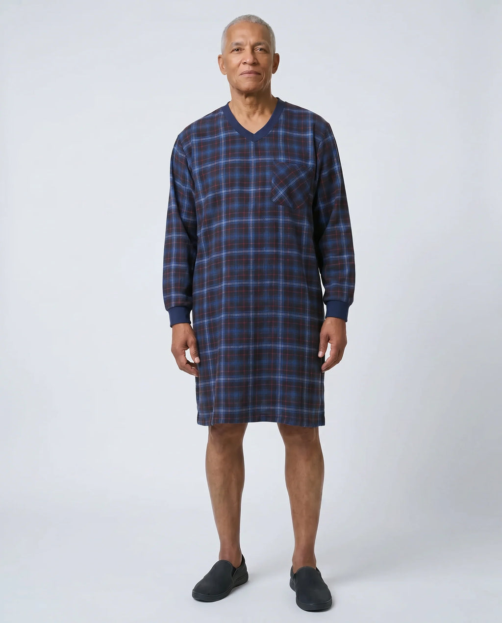 Stewart - Adaptive Nightshirt for Men | Navy