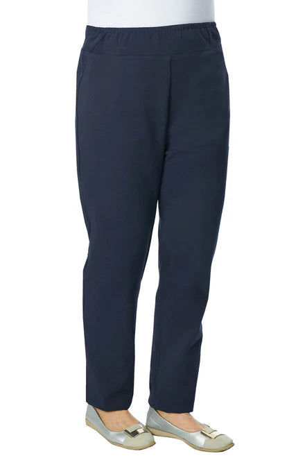 Tricotti - Back-Panel Adaptive Pants for Women  | Navy & Black