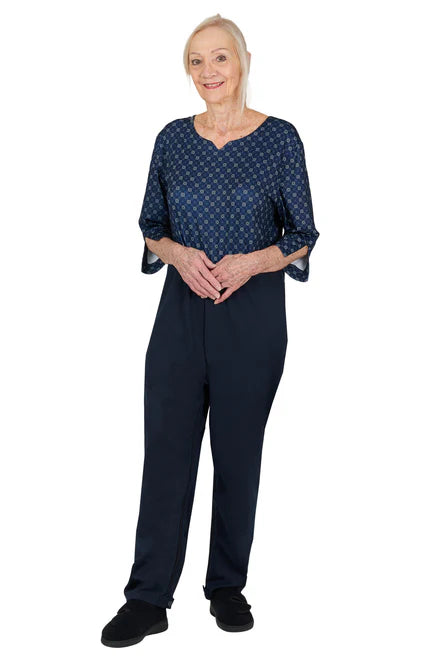 Bella Anti-Strip Dignity Jumpsuit | Midnight