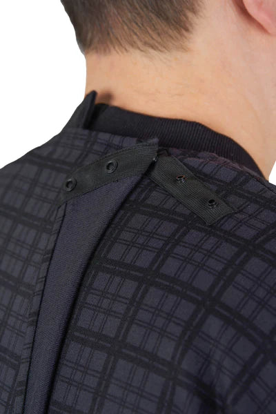 Billy - Adaptive Nightshirt | Black Check