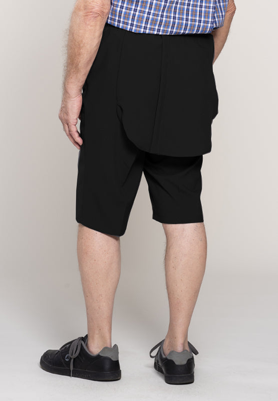 Adaptive Bermuda Shorts With Dignity Panels