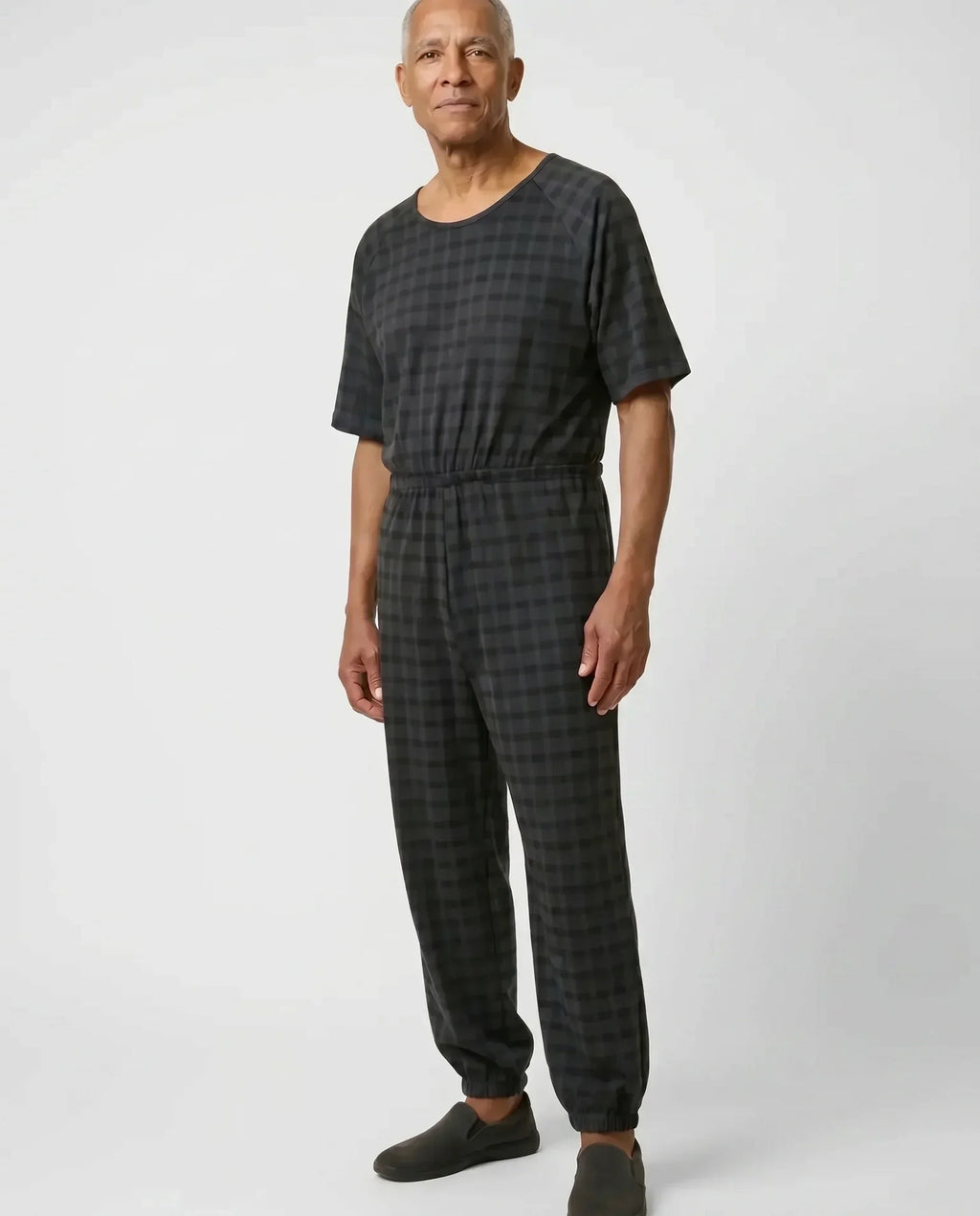 Bobby - Anti-Strip Dignity Jumpsuit | Black Check