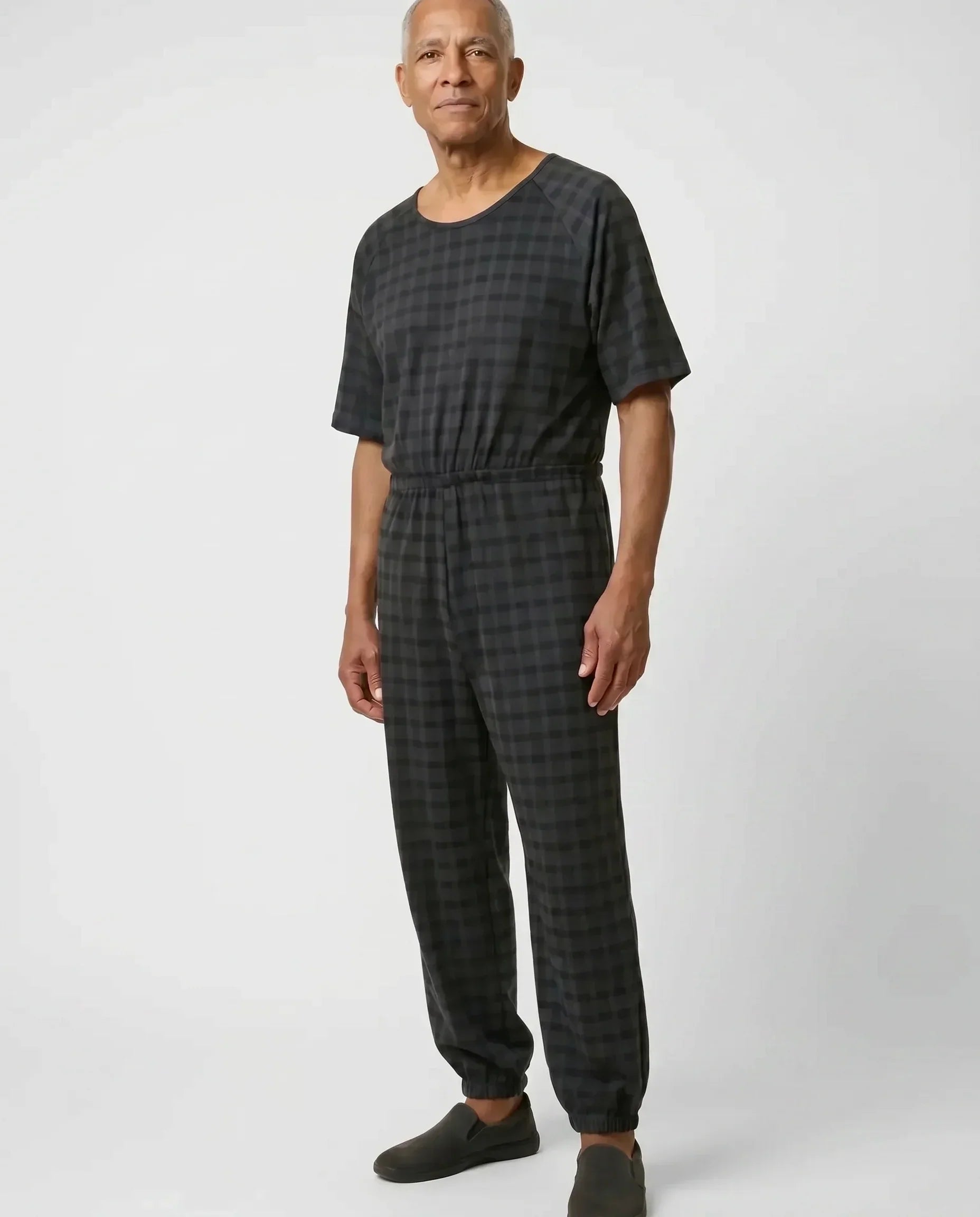 Bobby - Anti-Strip Dignity Jumpsuit | Black Check