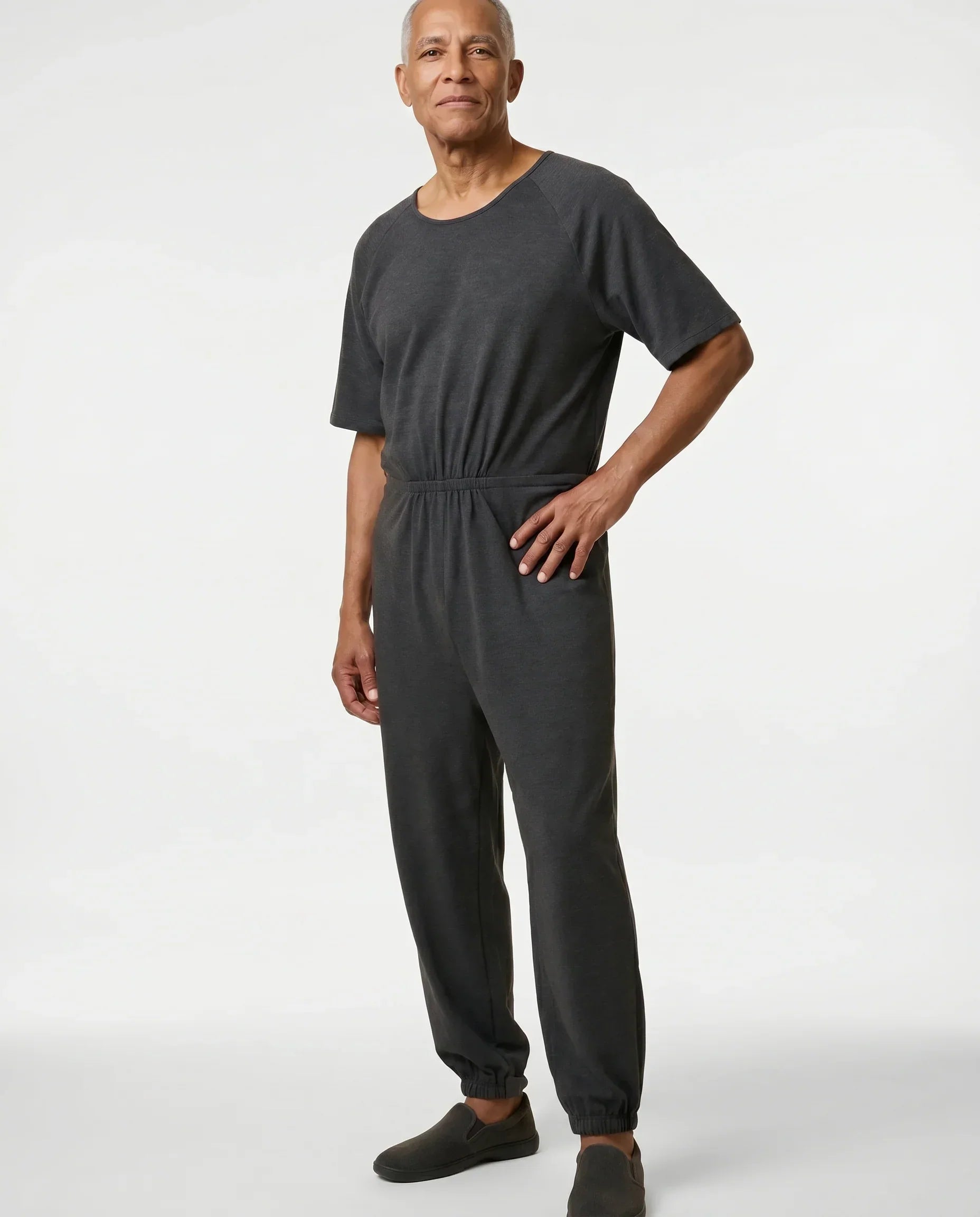 Bobby - Anti-Strip Dignity Jumpsuit for Men | Navy, Grey, Teal |