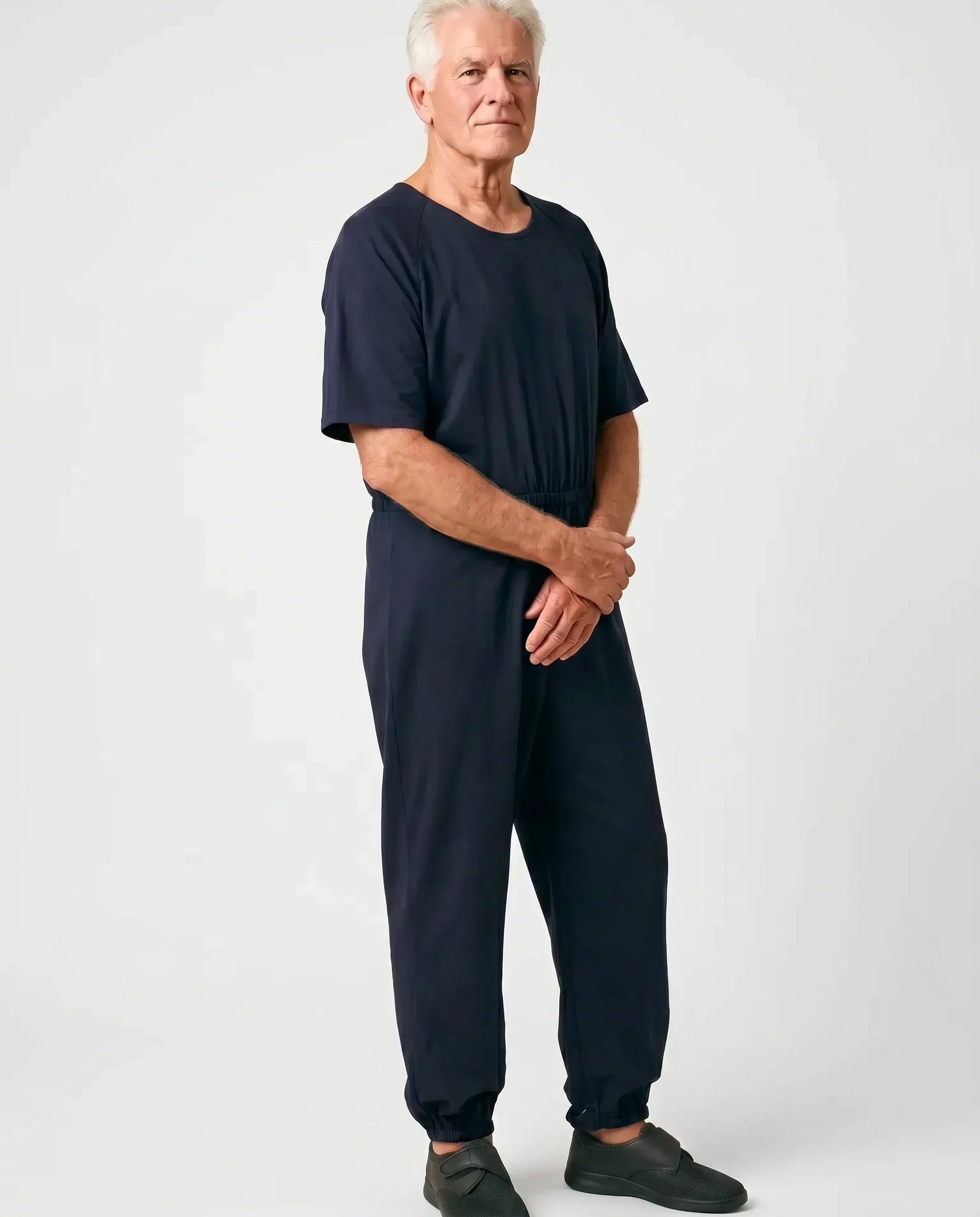 Bobby - Anti-Strip Dignity Jumpsuit for Men | Navy, Grey, Teal |