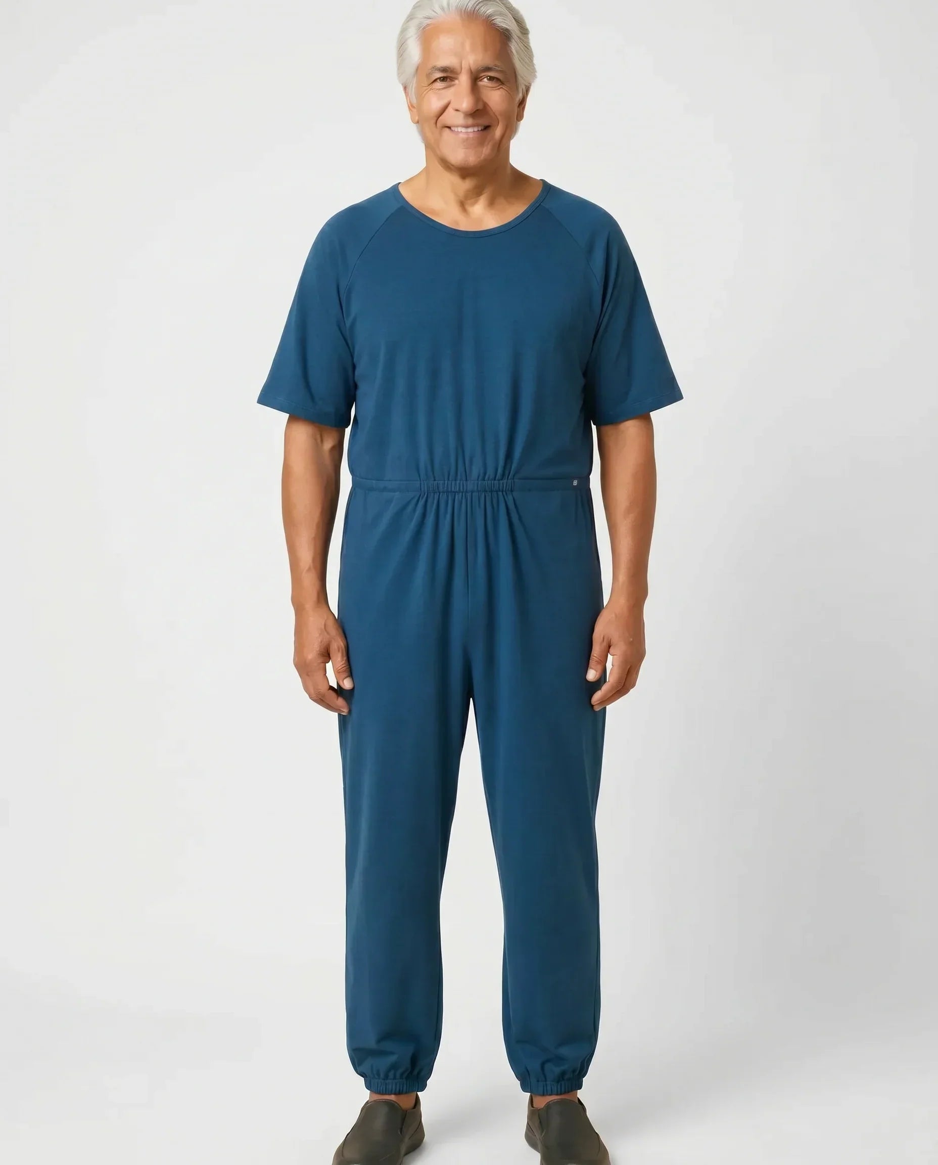 Bobby - Anti-Strip Dignity Jumpsuit for Men | Navy, Grey, Teal |