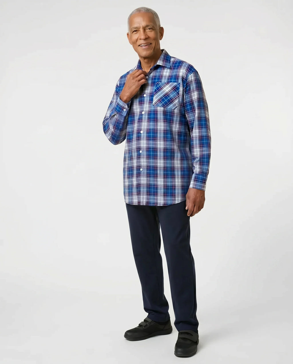Brian - Adaptive Shirt | Royal Blue