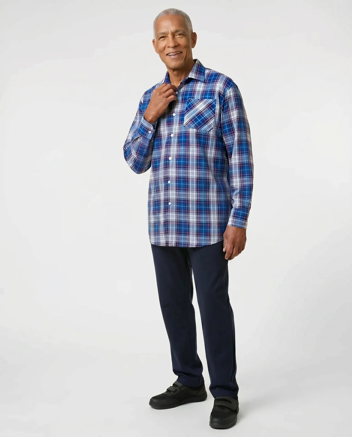Brian - Adaptive Shirt | Royal Blue