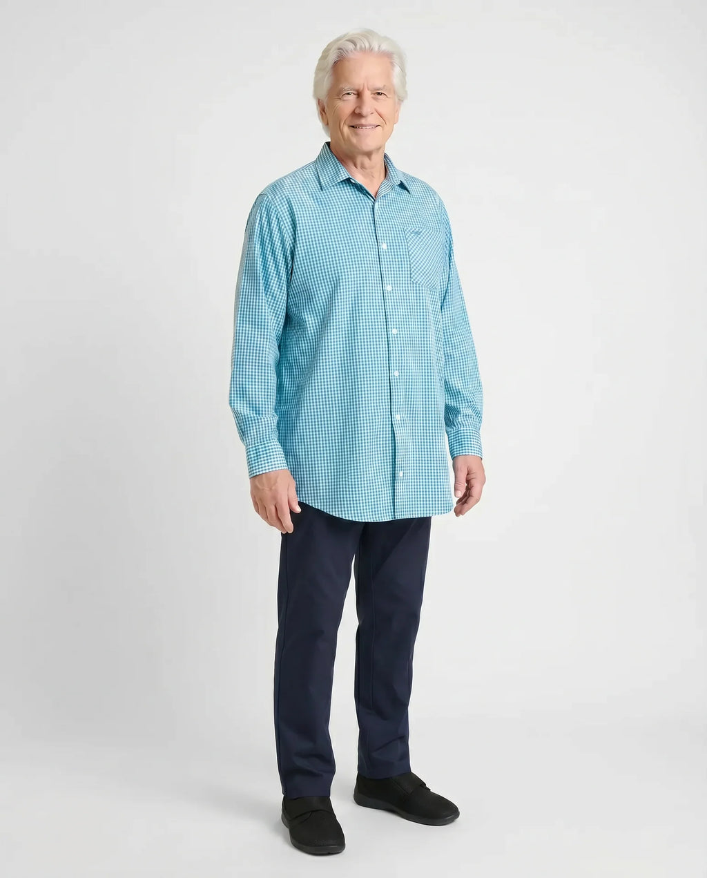 Brian - Adaptive Shirt | Turquoise
