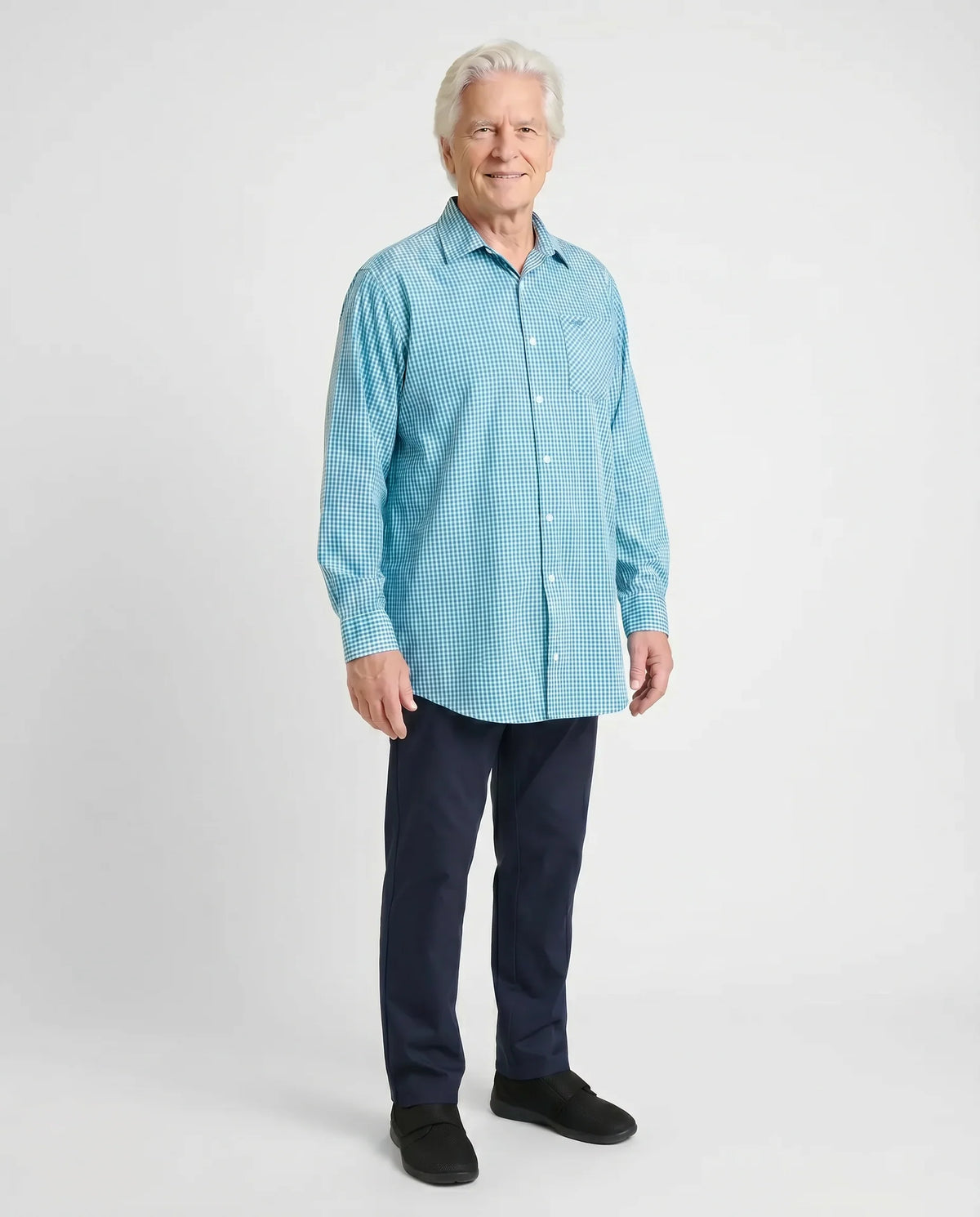 Brian - Adaptive Shirt | Turquoise