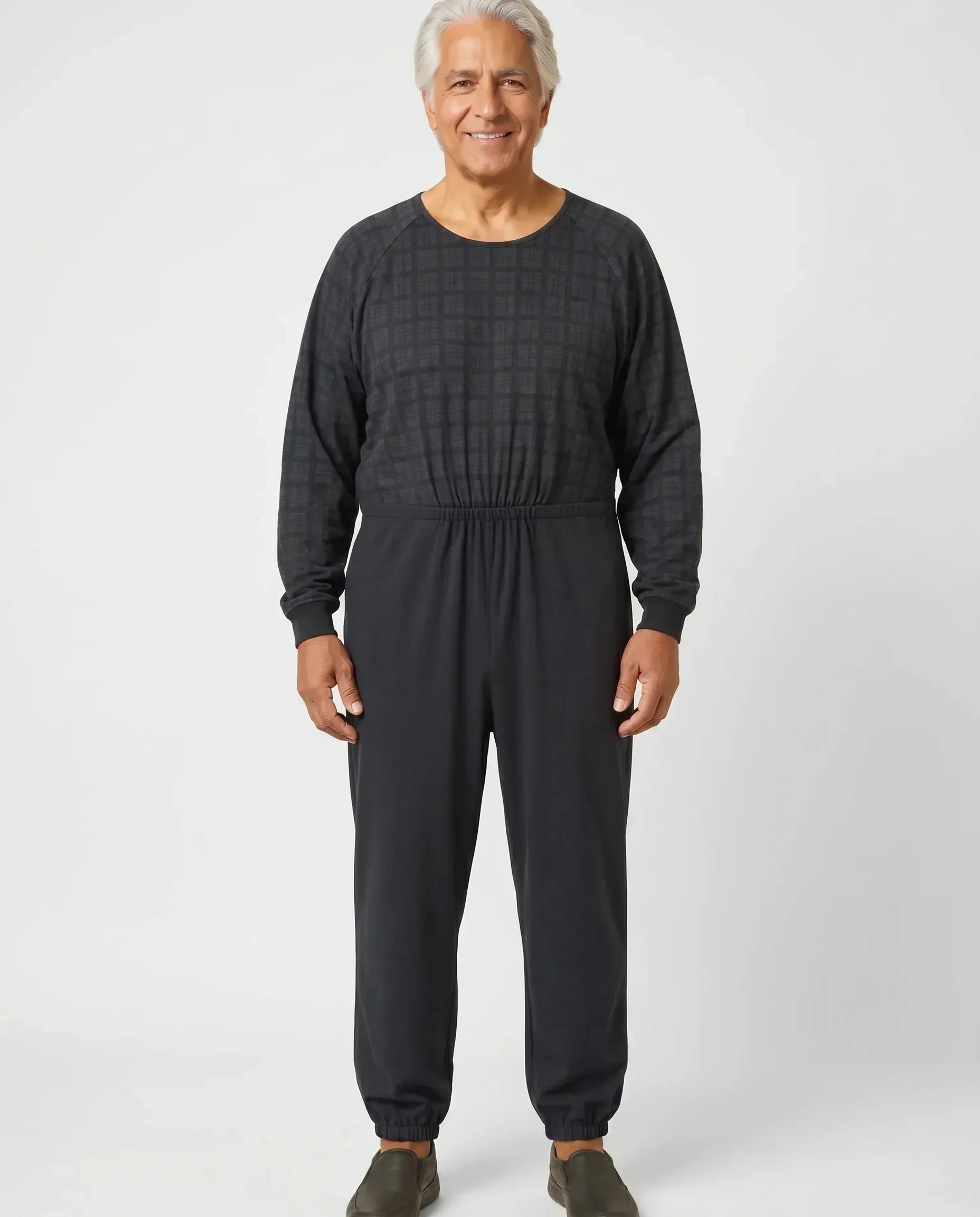 Henry - Anti-Strip Dignity Jumpsuit | Black Check