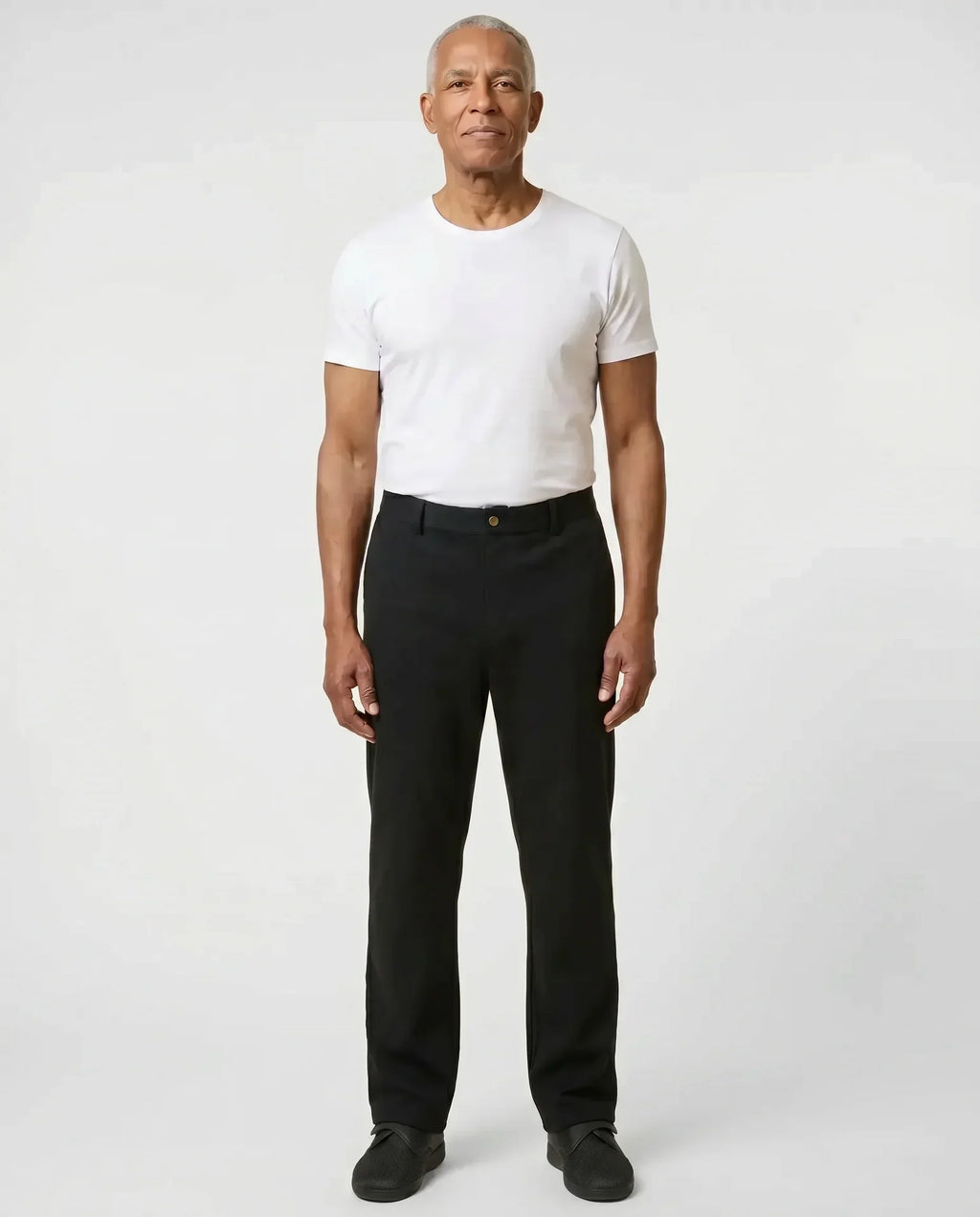 Jack - Back Panels Adaptive Pants for Men | Black