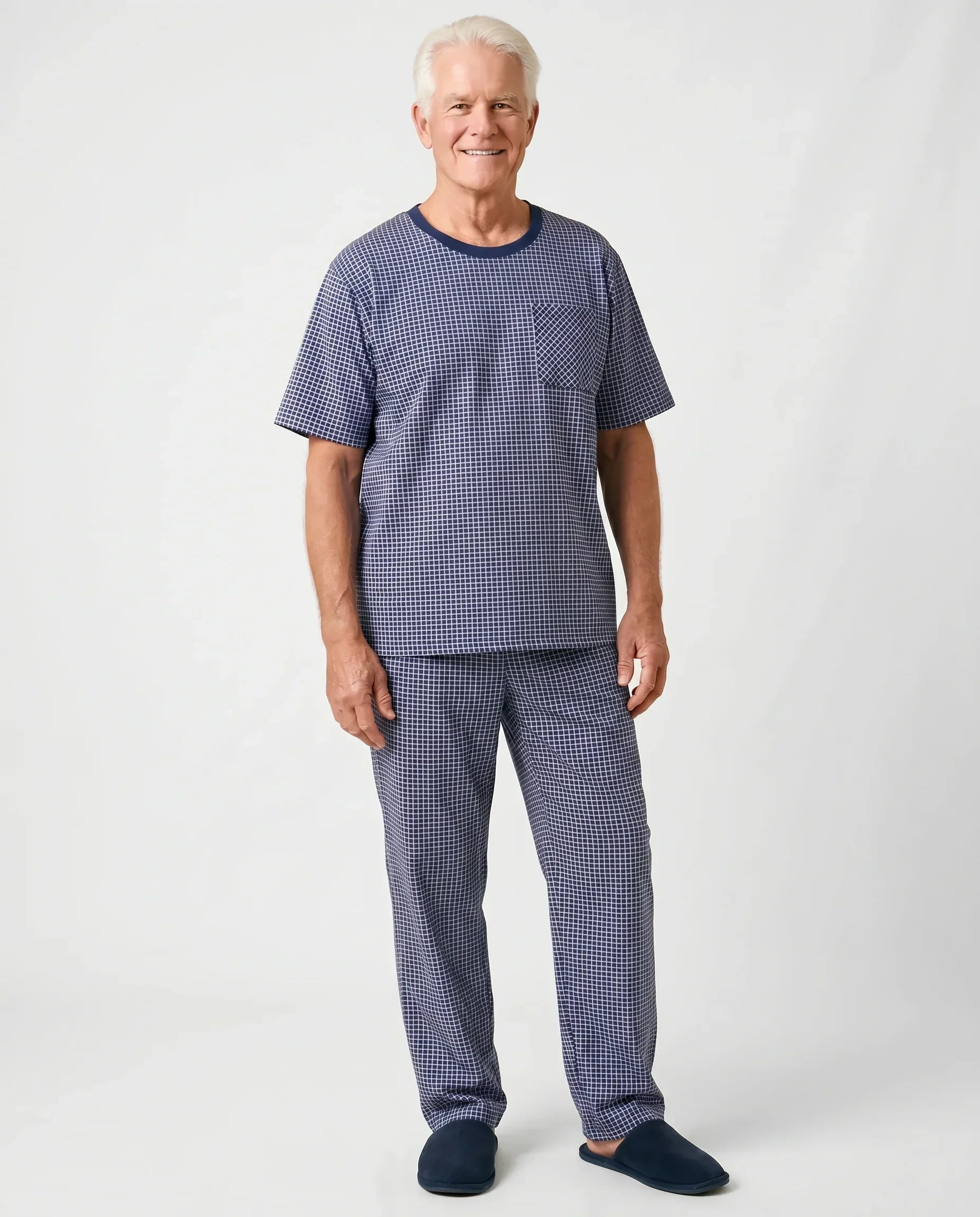 Adaptive Pajama Set - Jules | Navy