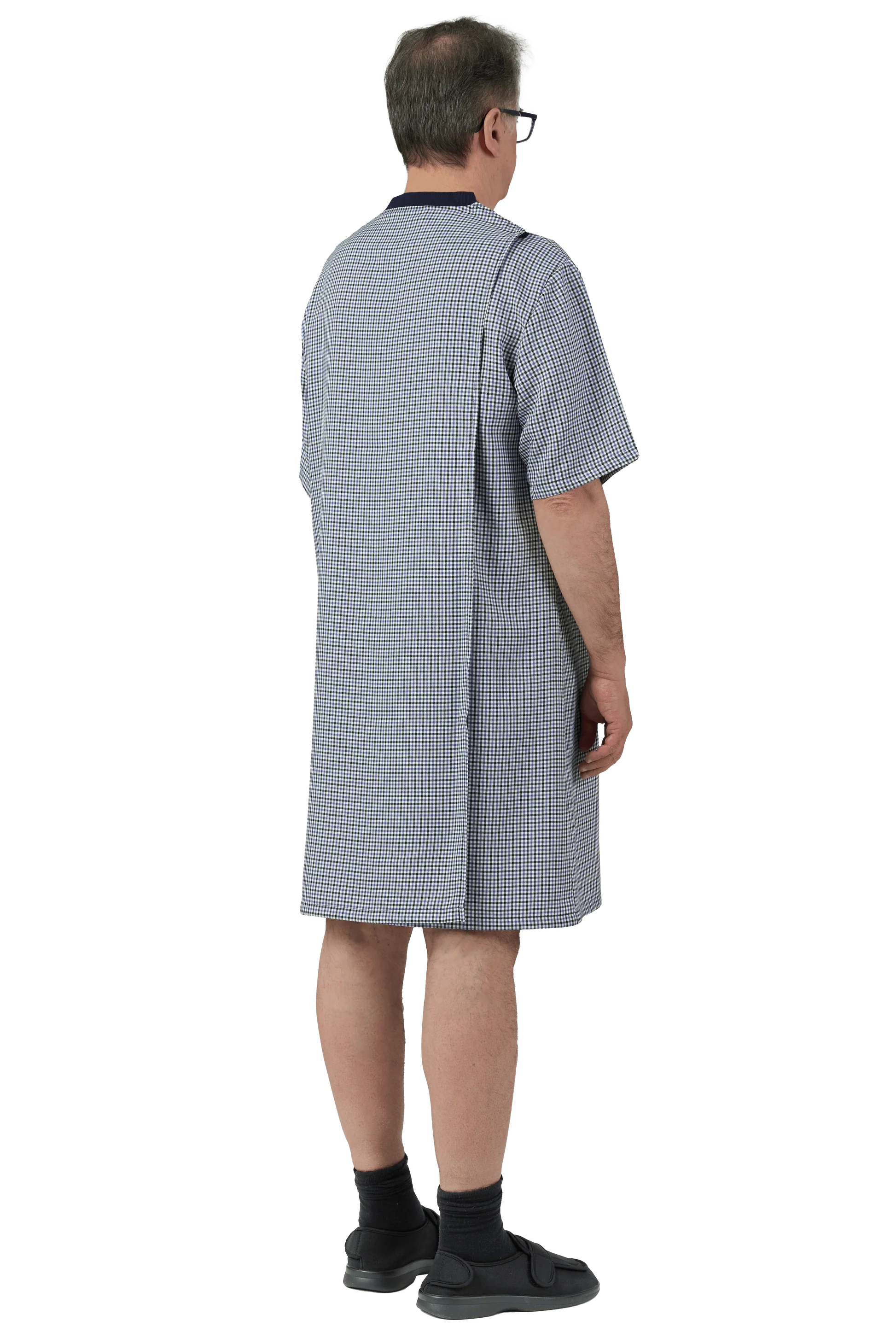 Mitch Adaptive Nightshirt | Navy