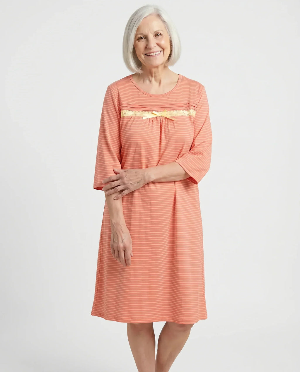 Olivia - Adaptive Nightgown | Peach