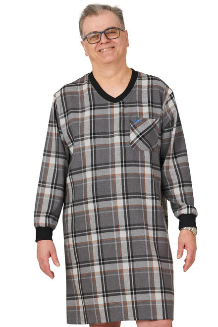 Stewart - Adaptive Nightshirt | Grey