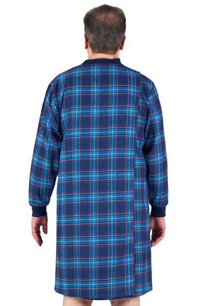 Adaptive Nightshirt for Men - Stewart | Navy