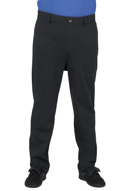 Chris - Back-Panel Adaptive Pants for Men | Charcoal