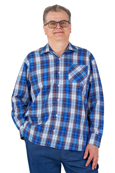 Brian - Adaptive Shirt | Royal Blue