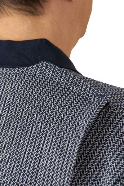 Lucas - Long-Sleeved Adaptive Polo Shirt | Eclipse