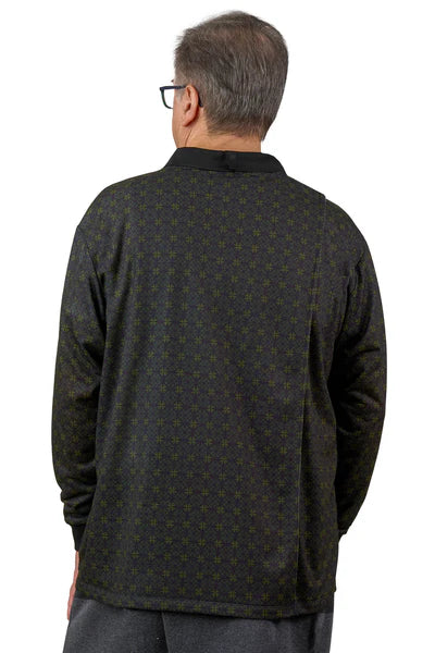 Lucas - Long-Sleeved Adaptive Polo Shirt | Trellis