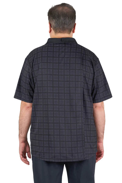 Ralfie - Adaptive Polo Shirt | Black Check