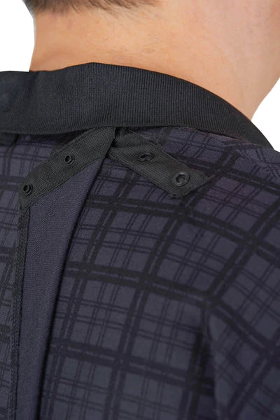Ralfie - Adaptive Polo Shirt | Black Check
